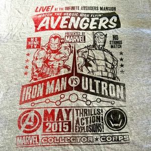 2/$8🖤 Vintage Iron Man Tee - Retro Ultron Tee - Vintage Marvel Shirt - IronMan
